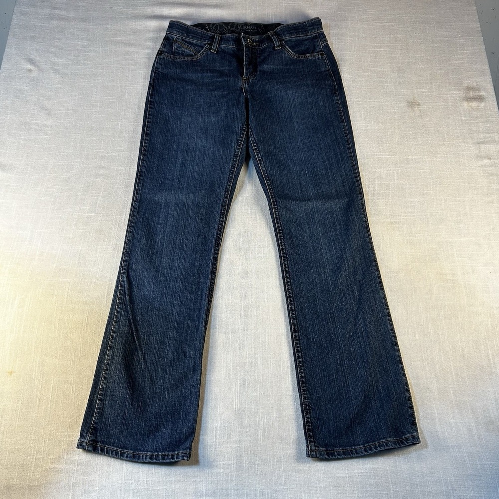 Wrangler Q-Baby No Gap Waistband Riding Jeans Women's‎ 7/8 32" Inseam Mid Rise